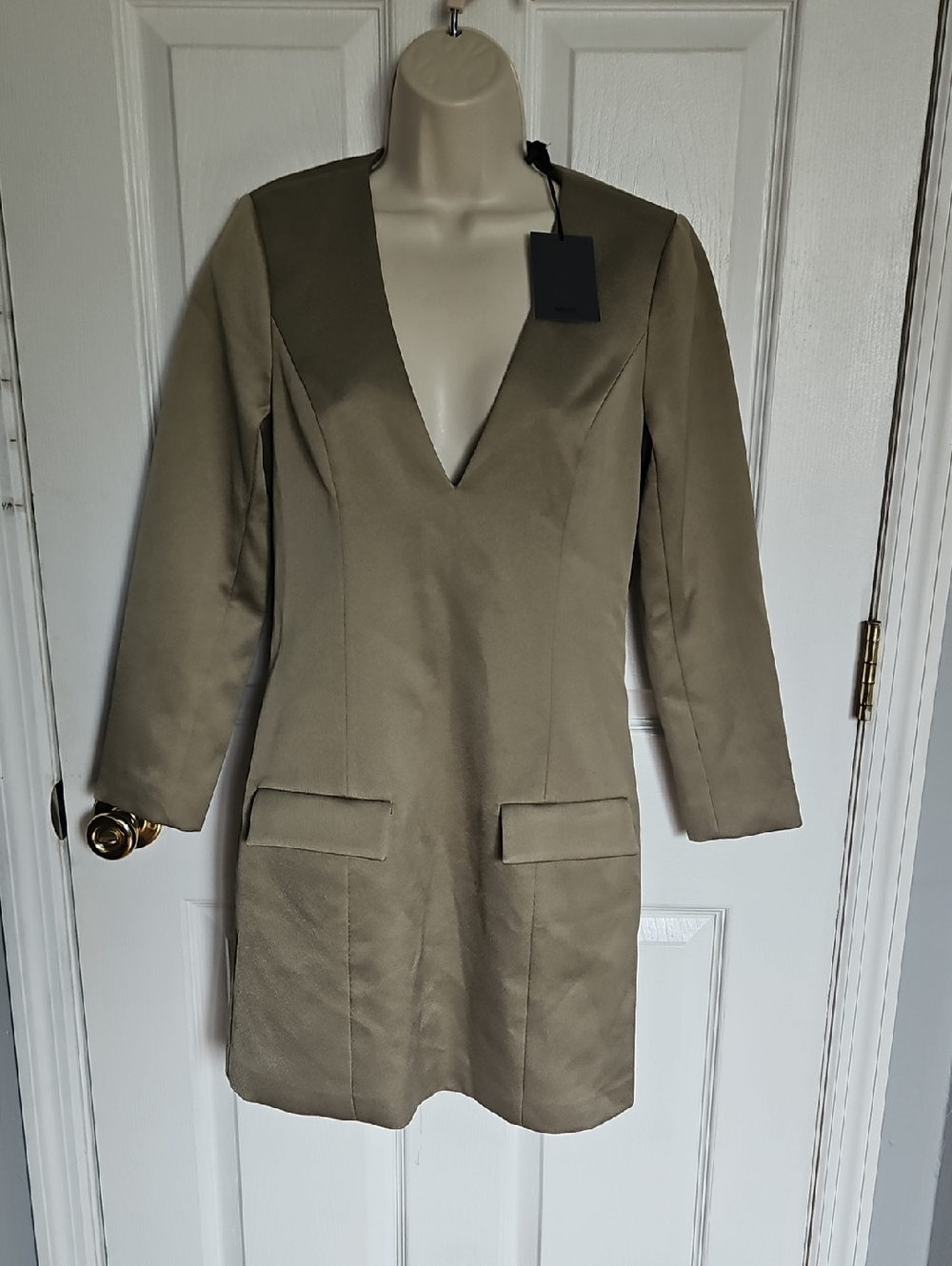 NEW NBD X REVOLVE London Long Sleeve Mini Dress